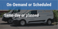 on-demand or scheduled courier services