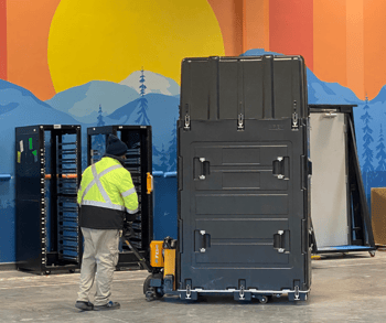 Moving Server Rack Crate